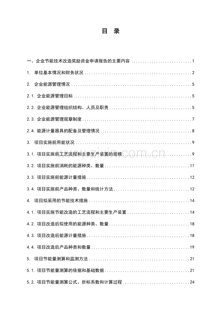 电机系统节能改造节能专项资金可行性研究报告书.doc_第1页