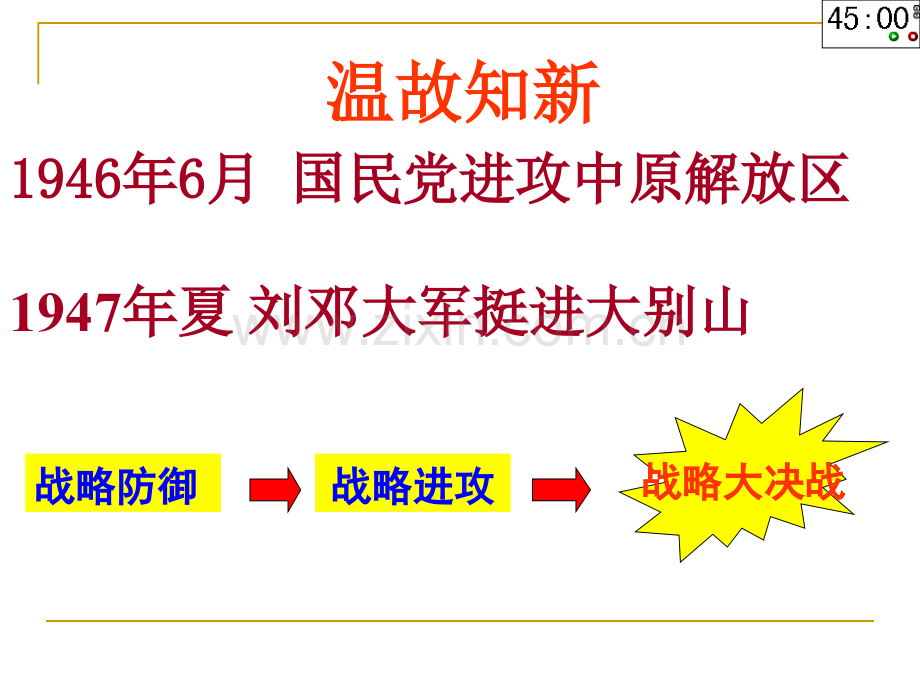 人教版历史八年级上战略大决战.pptx_第1页