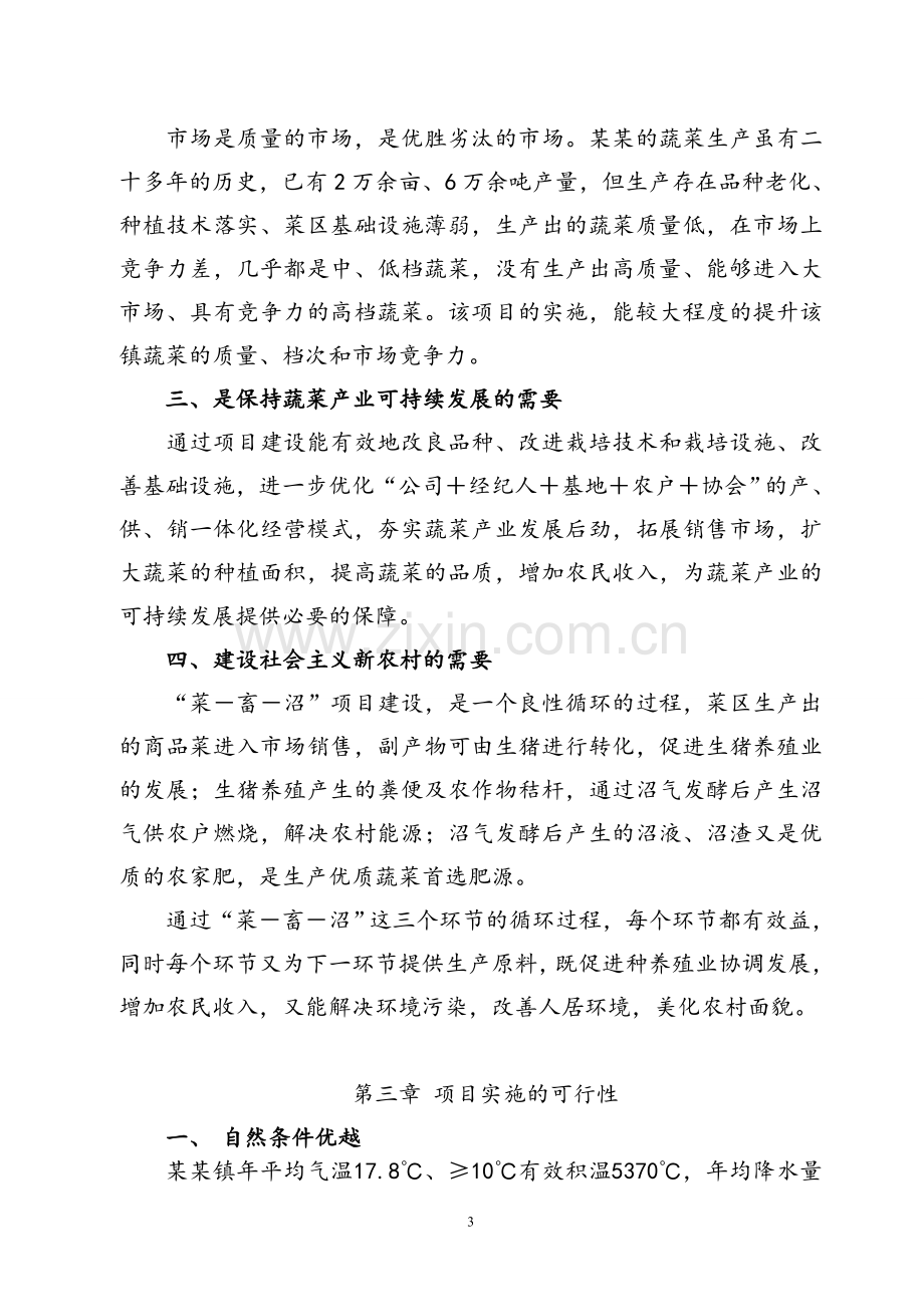 无公害蔬菜产业化基地建设项目可行性研究报告.doc_第3页