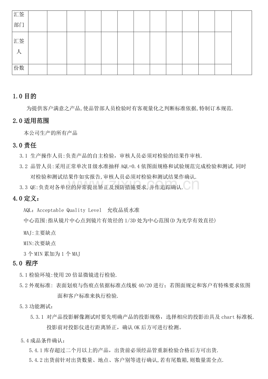 镜头成品检验规范.doc_第3页