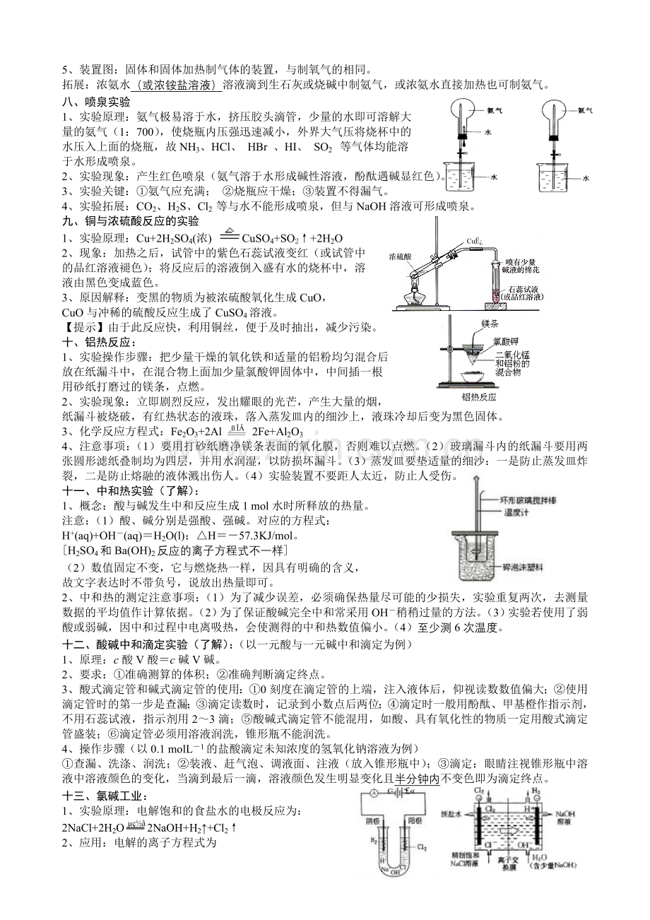 hao高中化学教材常考实验总结.doc_第2页