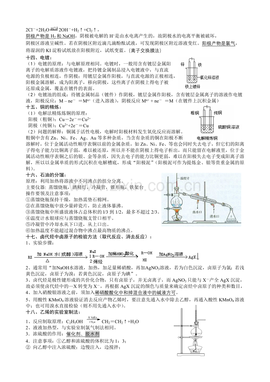 hao高中化学教材常考实验总结.doc_第3页