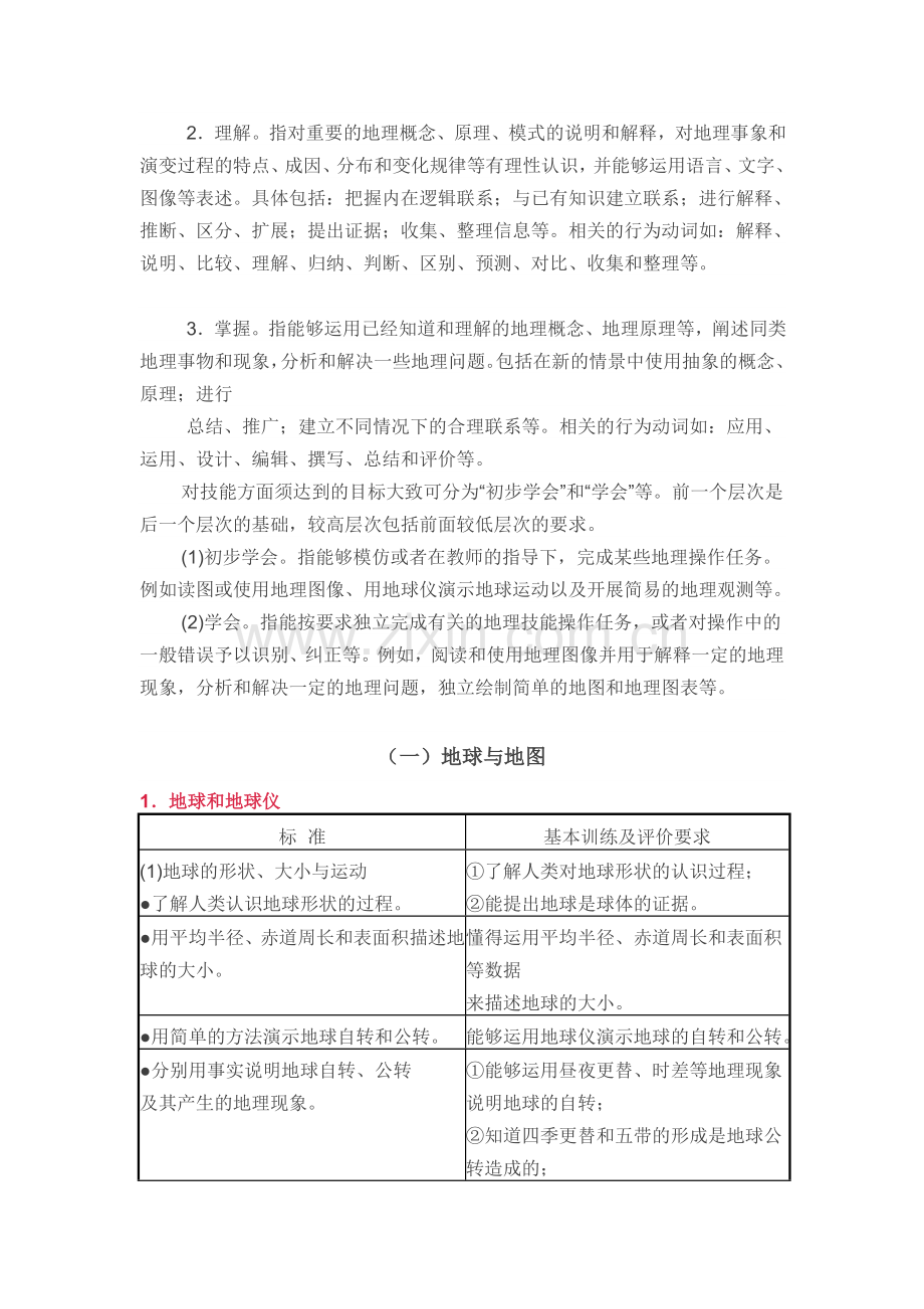 广东2019中考地理考试大纲.doc_第2页