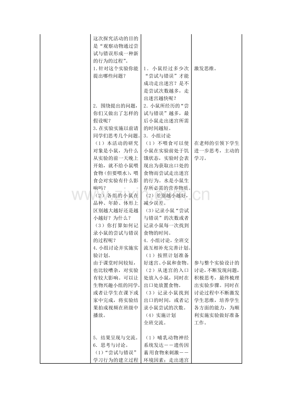 八年级生物上册-5-2-2-先天性行为和学习行为(第2课时)教学设计-(新版)新人教版1.doc_第2页