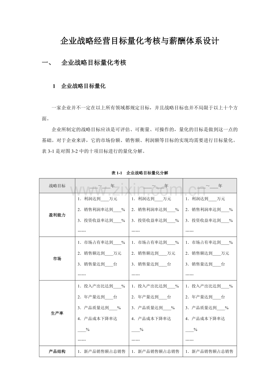 企业战略目标量化考核与薪酬体系设计.doc_第2页