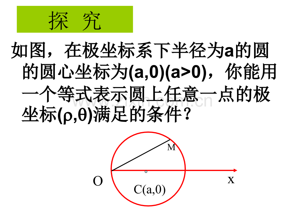 圆的极坐标方程.pptx_第1页