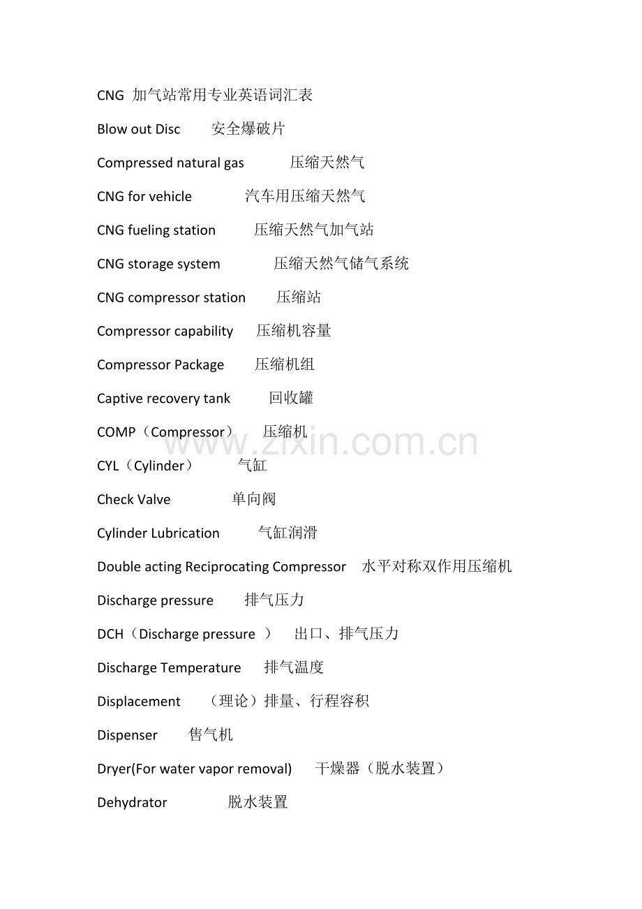 CNG常用英文与单位换算.doc_第1页