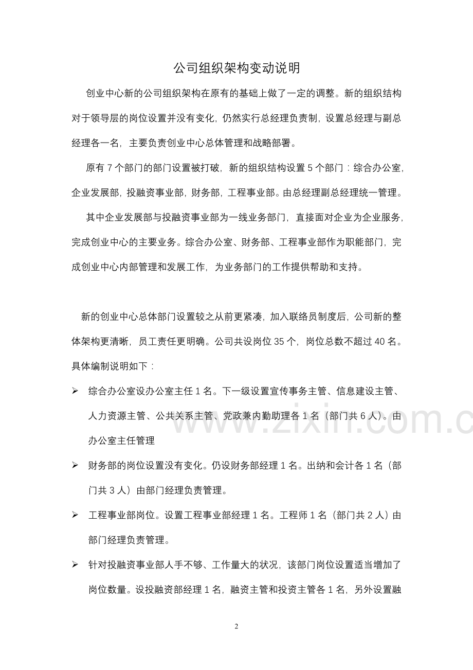 公司组织结构岗位设置.doc_第2页