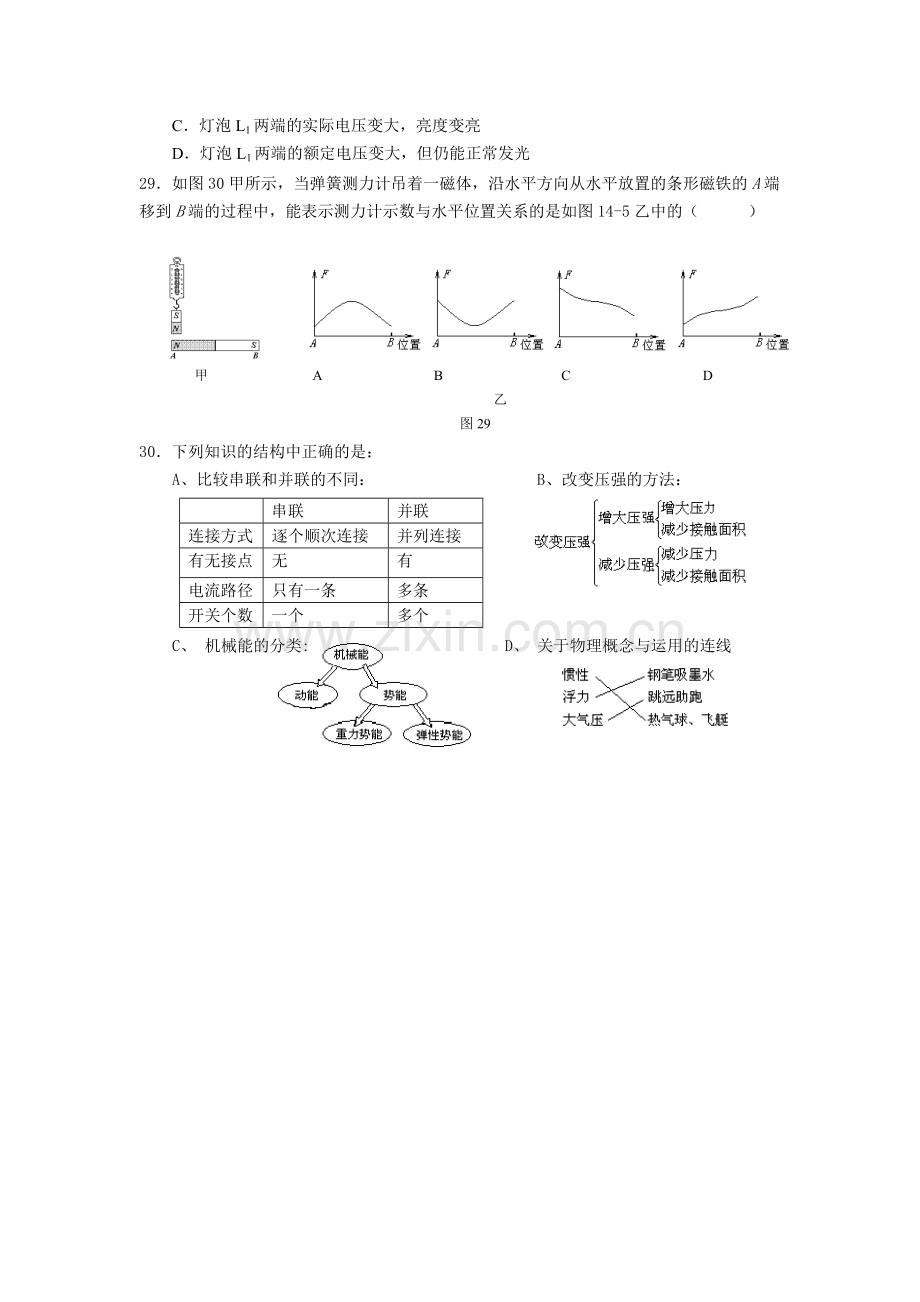 初中物理适应性练习.doc_第3页