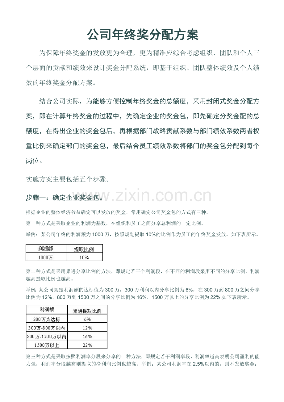 年终奖分配方案权重.doc_第1页