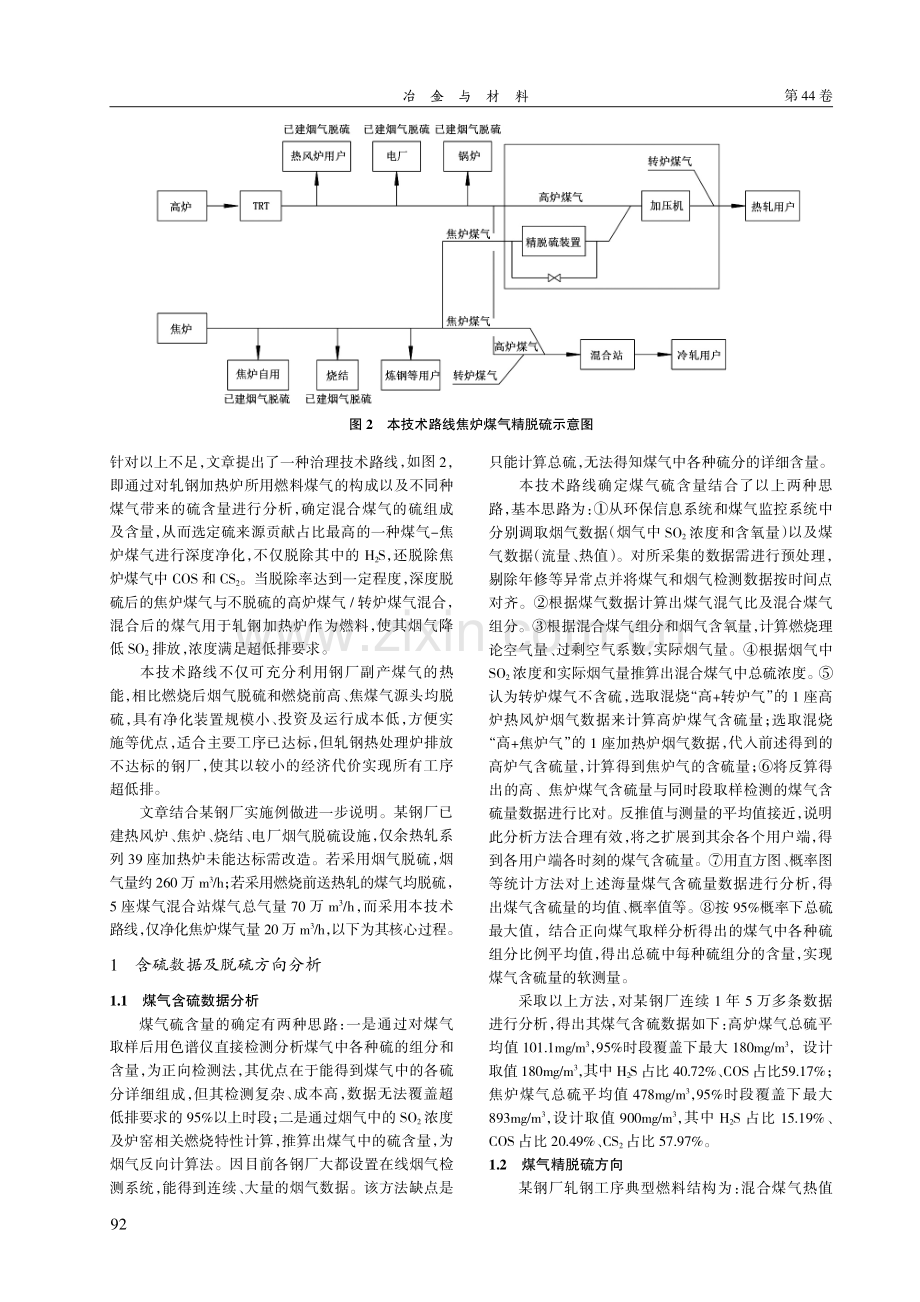 一种钢铁厂轧钢热处理炉超低排治理技术路线.pdf_第2页