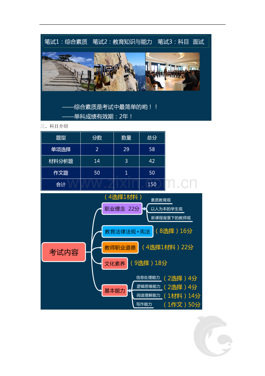 教师资格(统考)-中学综合素质-考点归纳0-1-前言(一).doc_第3页