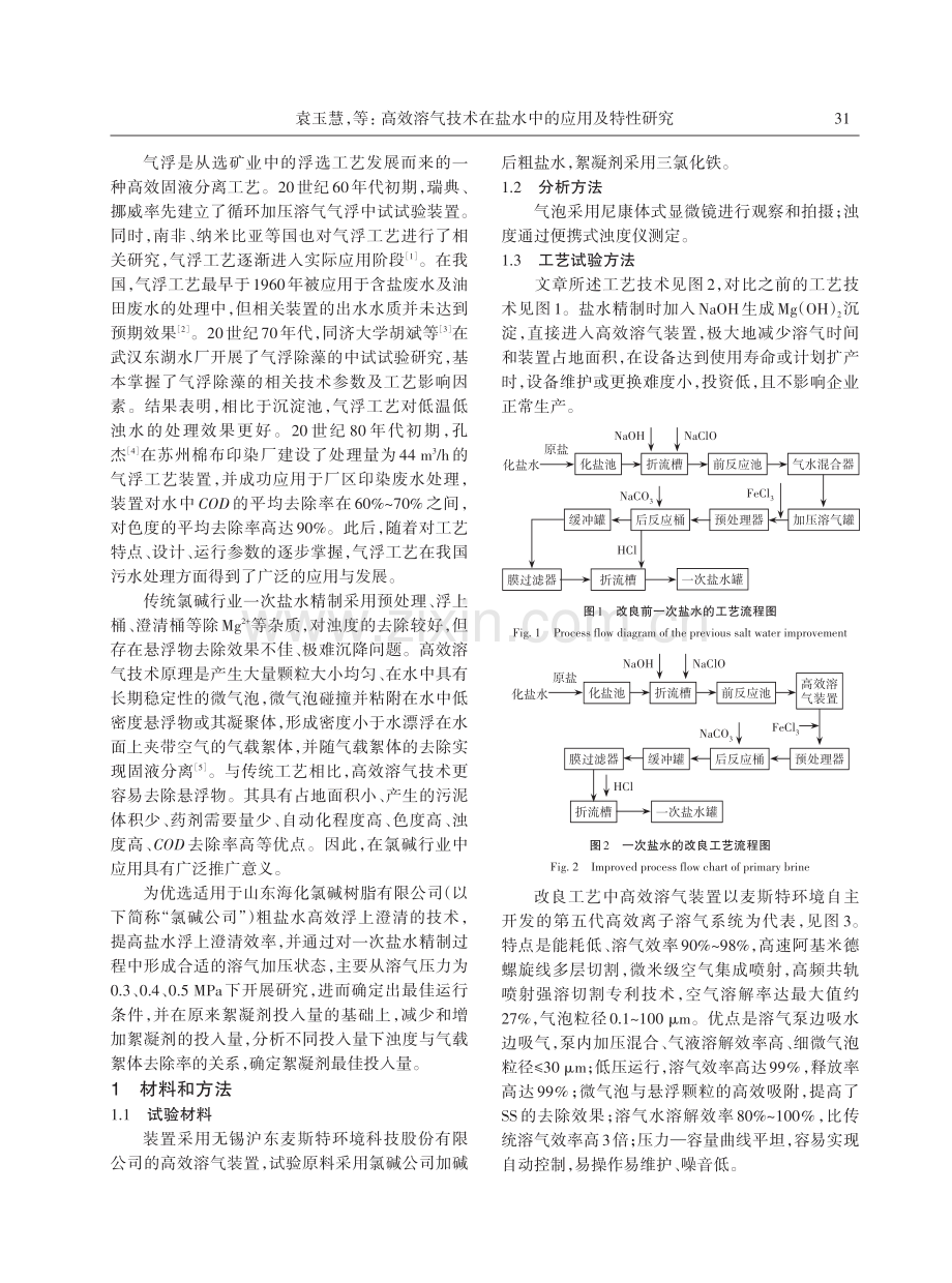 高效溶气技术在盐水中的应用及特性研究.pdf_第2页