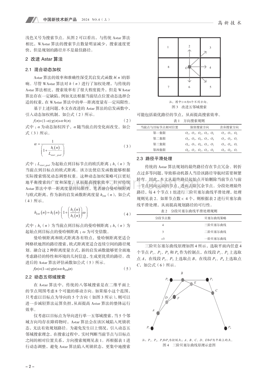 基于动态五邻域搜索的改进Astar算法路径规划研究.pdf_第2页