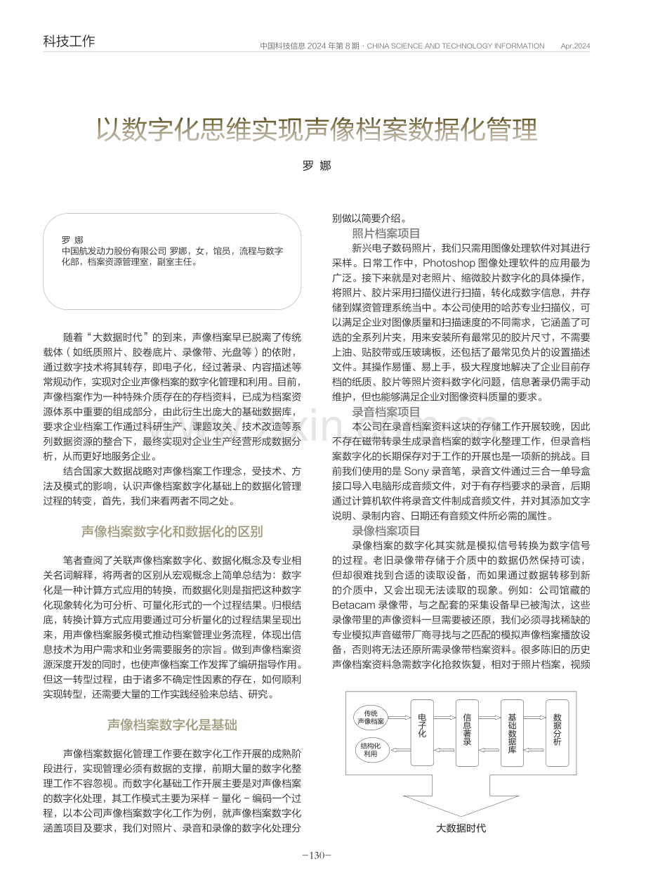 以数字化思维实现声像档案数据化管理.pdf_第1页