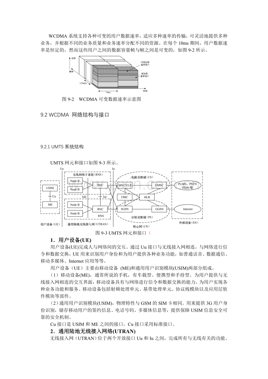 第9章-WCDMA移动通信系统.doc_第3页