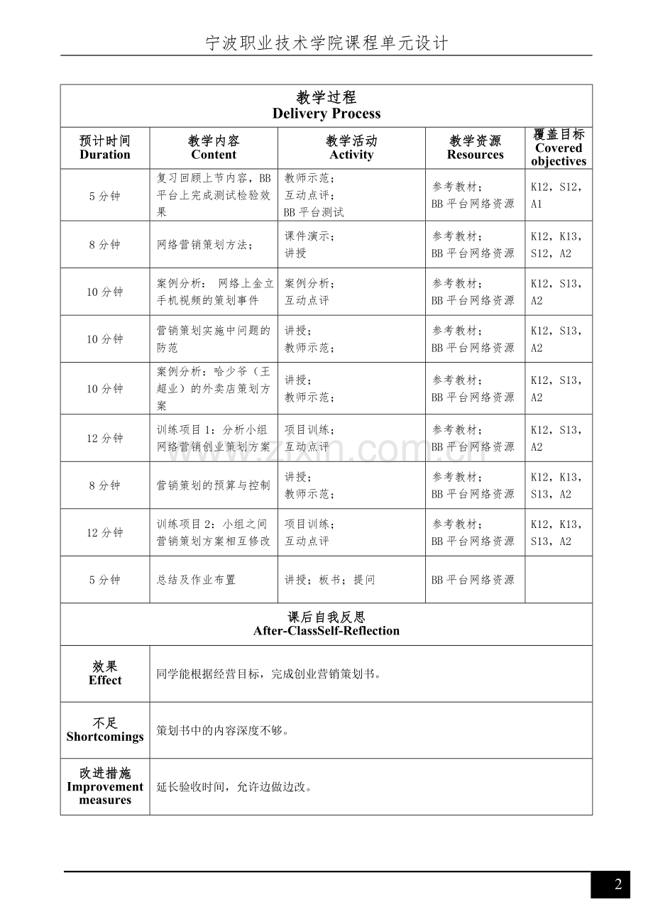 《网络营销》单元设计(R2)04(策划实施).doc_第2页