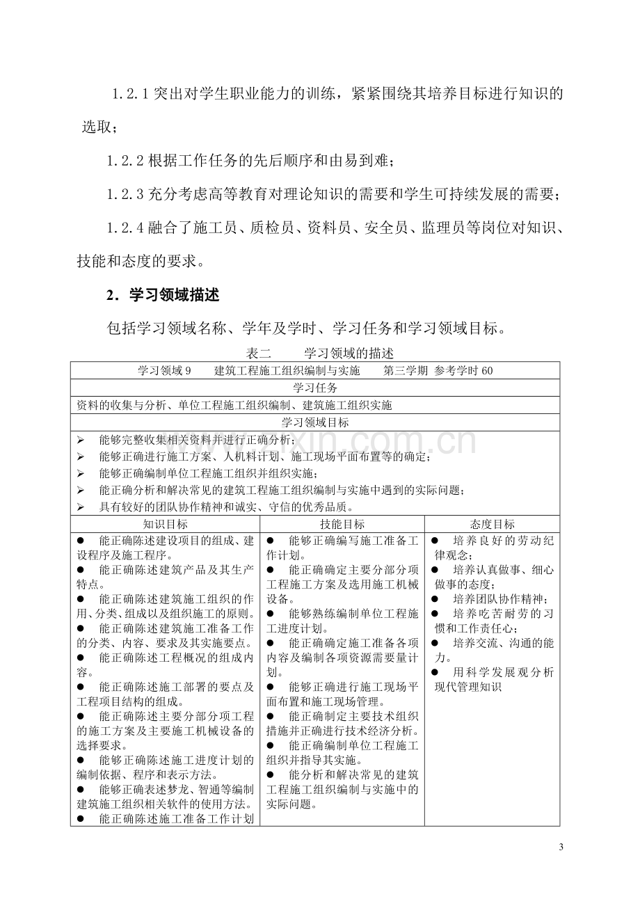 《建筑工程施工组织编制与实施》教案教学设计全书电子讲义整本书电子教案教案教案.doc_第3页