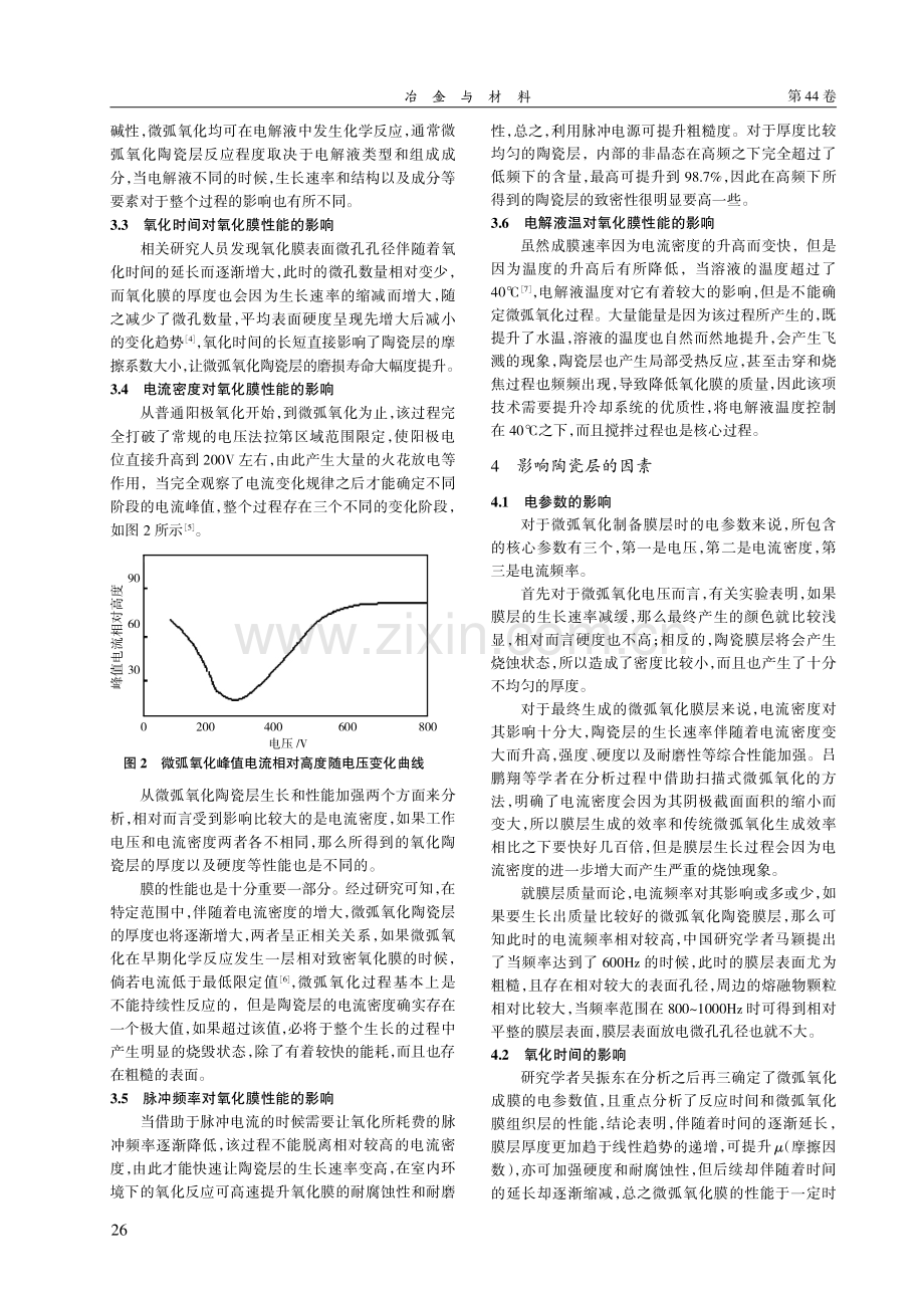 铝合金表面微弧氧化涂层制备的影响因素分析.pdf_第2页