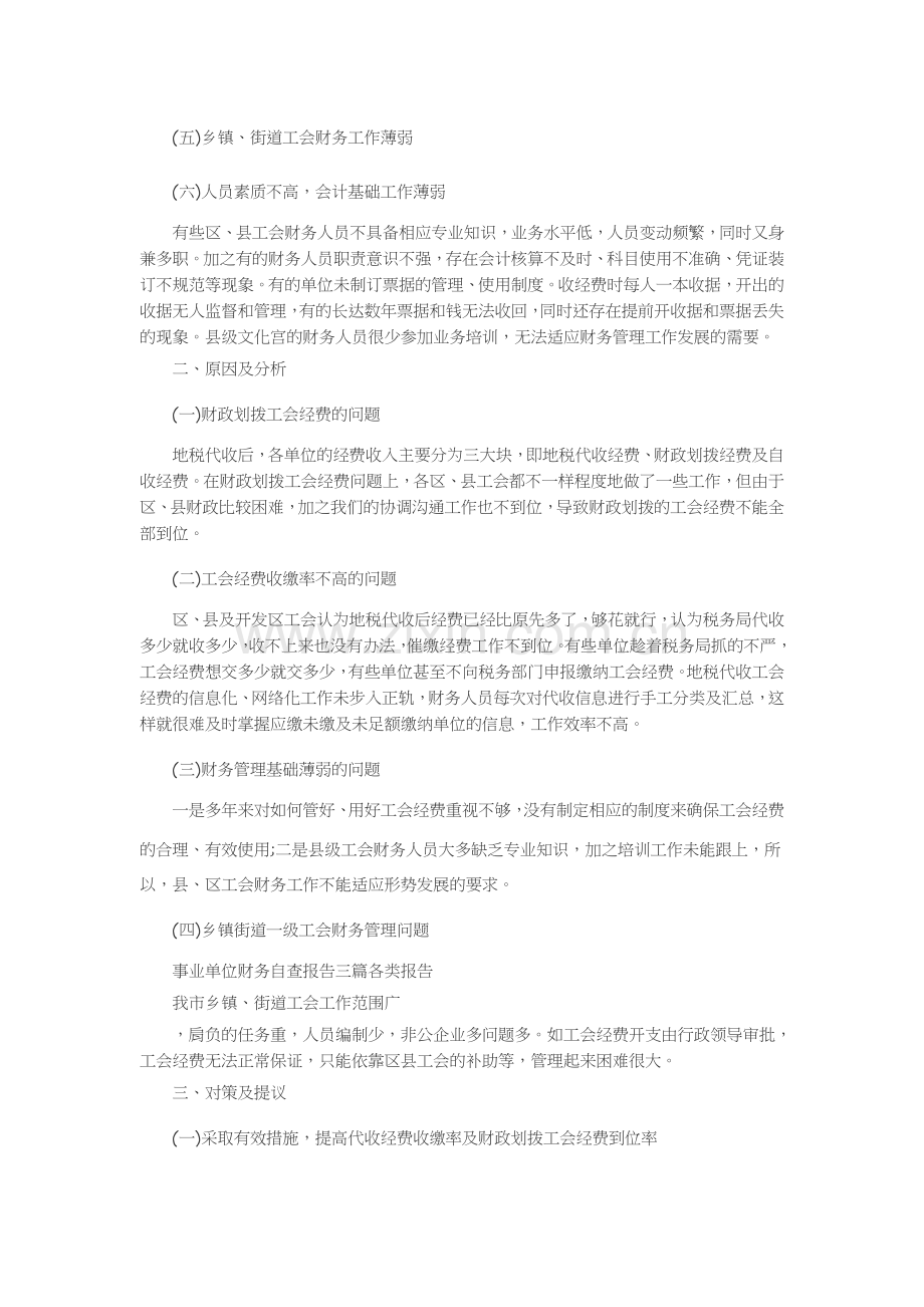 财务管理自查报告20篇述职报告-工作报告-工作总结.docx_第3页