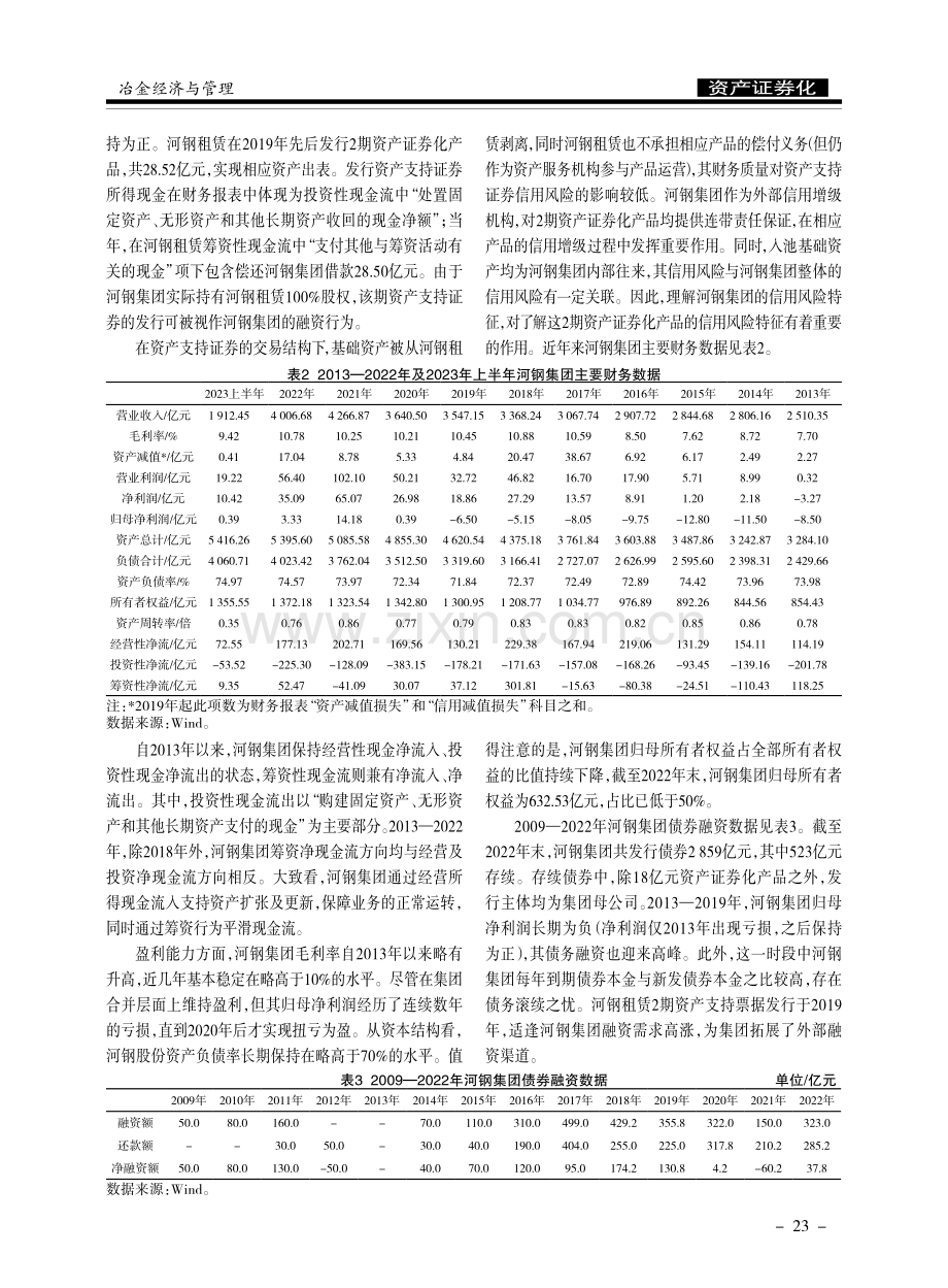 河钢租赁资产证券化产品发行情况及信用风险分析.pdf_第2页