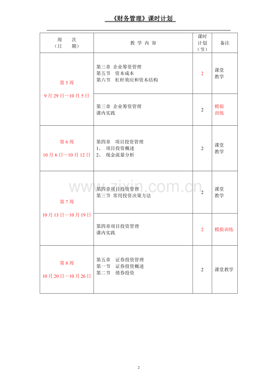 财务管理(第三版)电子教案——仅供参考.docx_第2页