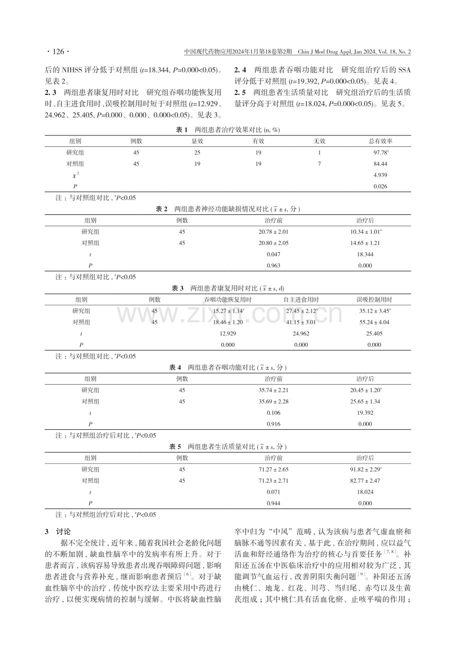 针药联合常规康复治疗缺血性脑卒中吞咽障碍的临床研究.pdf_第3页