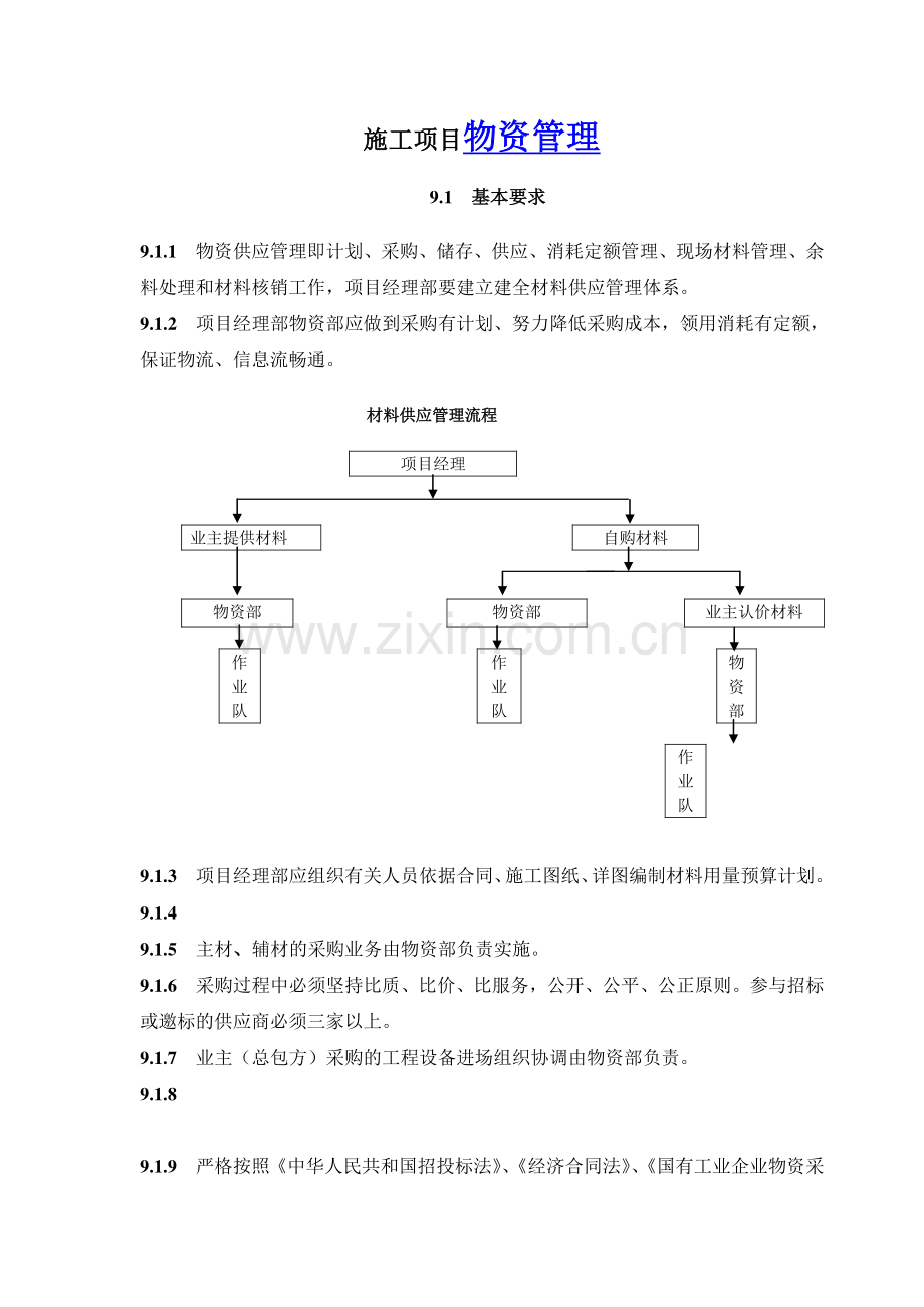 建设工程施工项目物资管理.doc_第1页