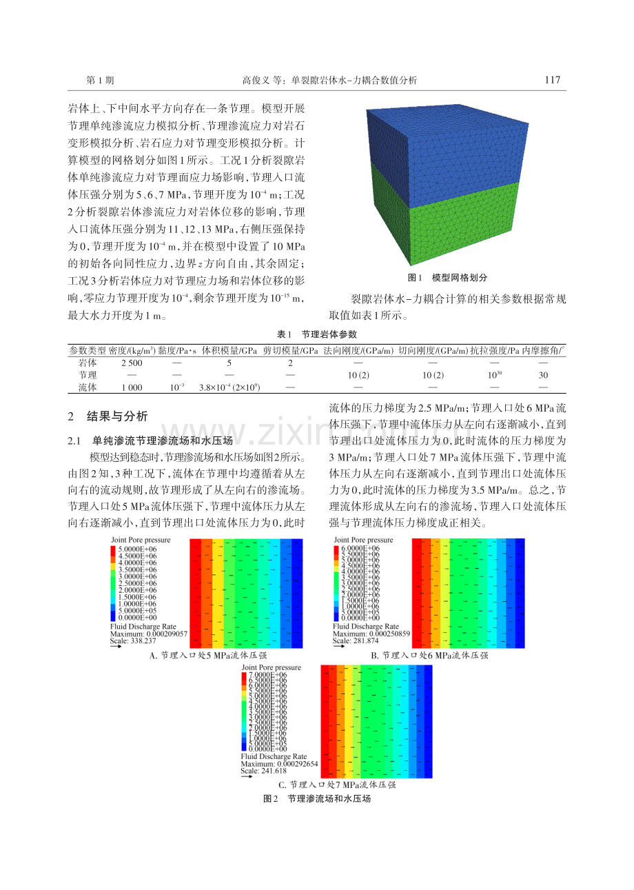 单裂隙岩体水-力耦合数值分析.pdf_第2页