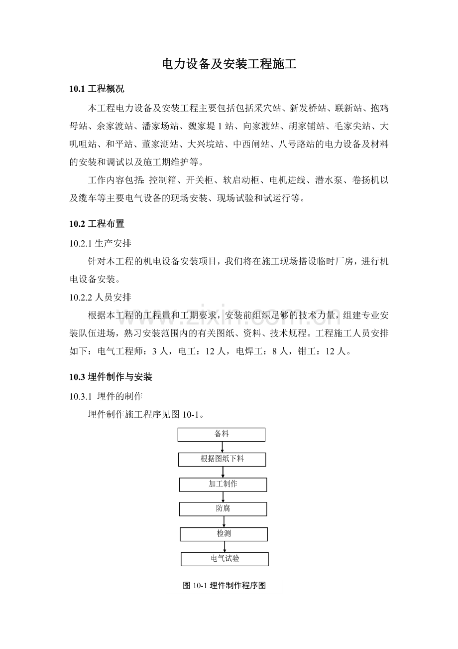 电力设备及安装工程施工方案.doc_第1页