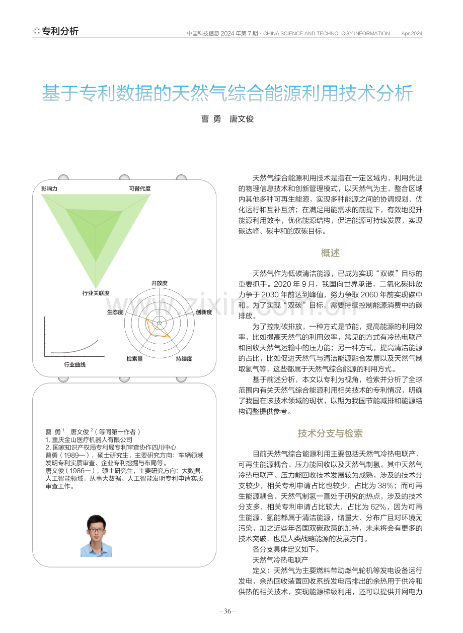 基于专利数据的天然气综合能源利用技术分析.pdf_第1页