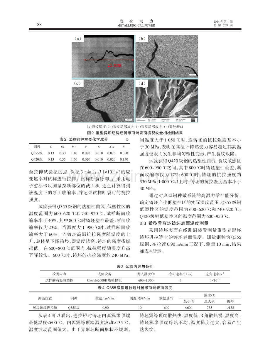 重型异形坯铸坯表面横裂纹的成因分析与控制.pdf_第3页