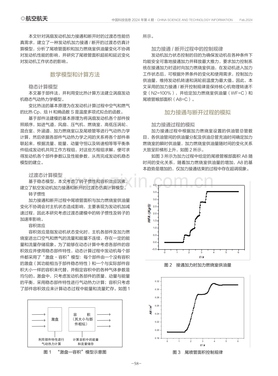 涡扇发动机加力接通断开过程模拟.pdf_第2页