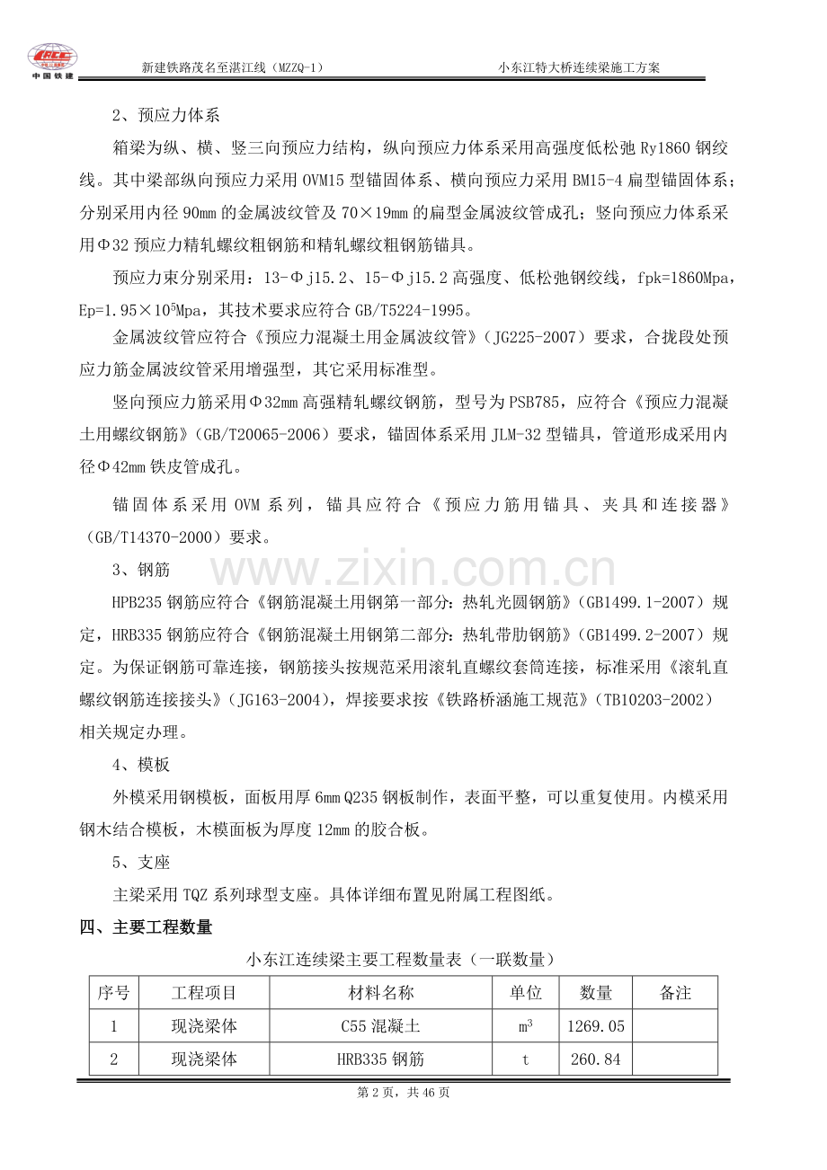 小东江特大桥连续梁施工方案.docx_第2页