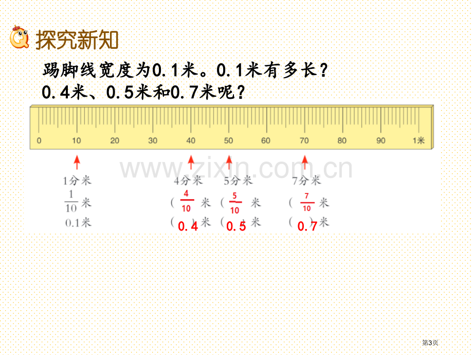 三年级下册第七单元7.2-小数的意义及大小比较市名师优质课比赛一等奖市公开课获奖课件.pptx_第3页