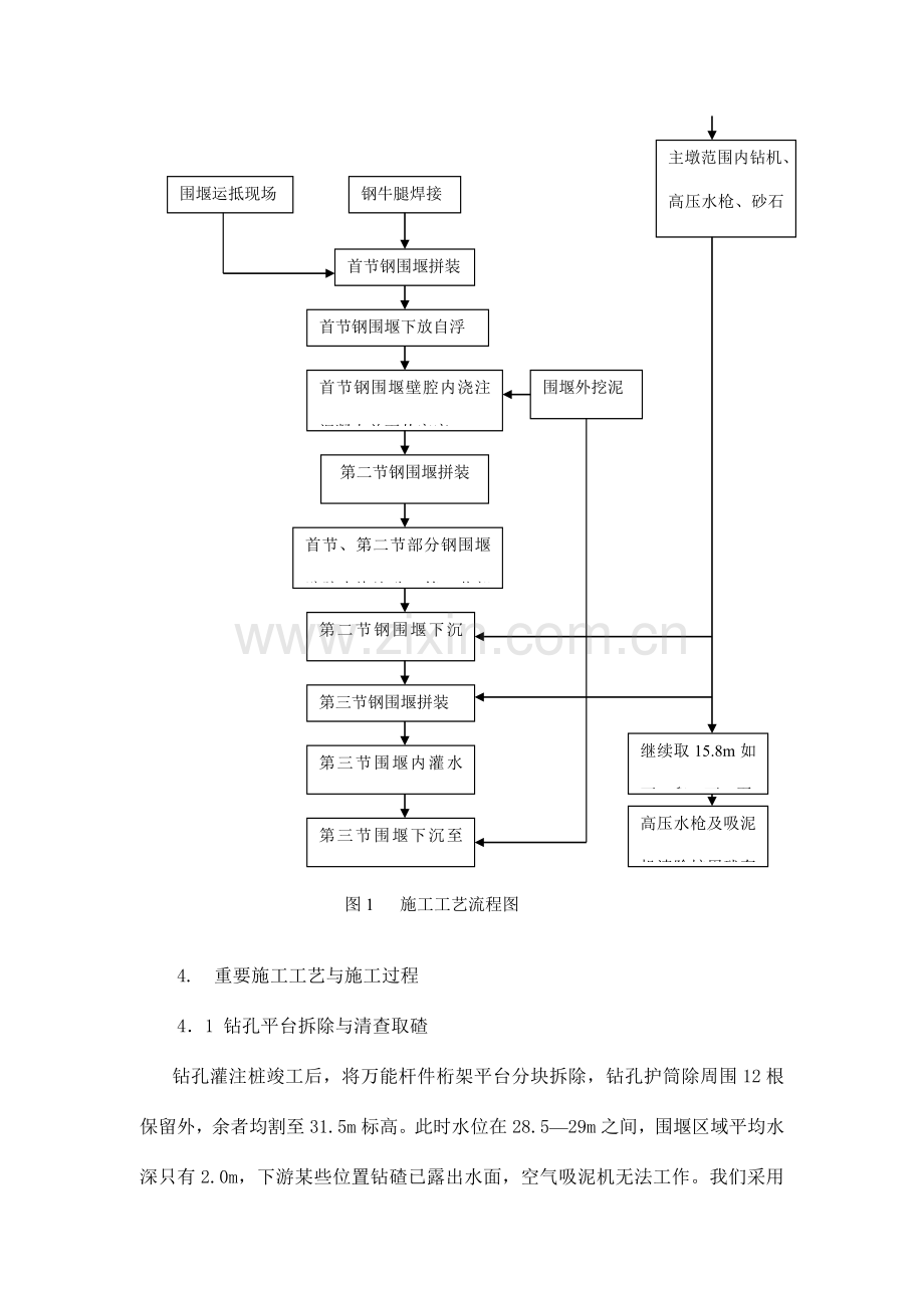 荆桥大型钢围堰拼装与封底施工.doc_第3页