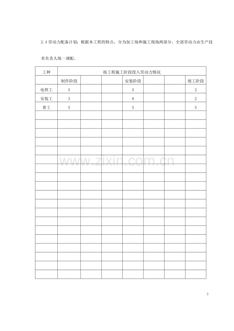 钢结构楼梯施工组织设计.doc_第3页