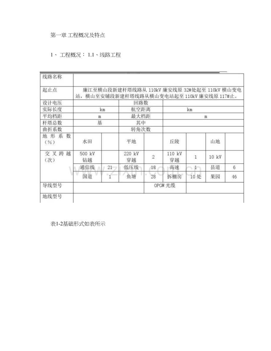 输变电工程施工组织设计重点.doc_第1页