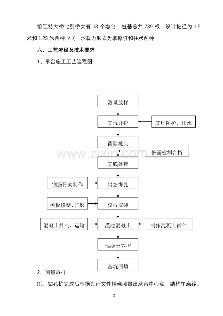 桩基承台施工作业指导书.doc_第2页