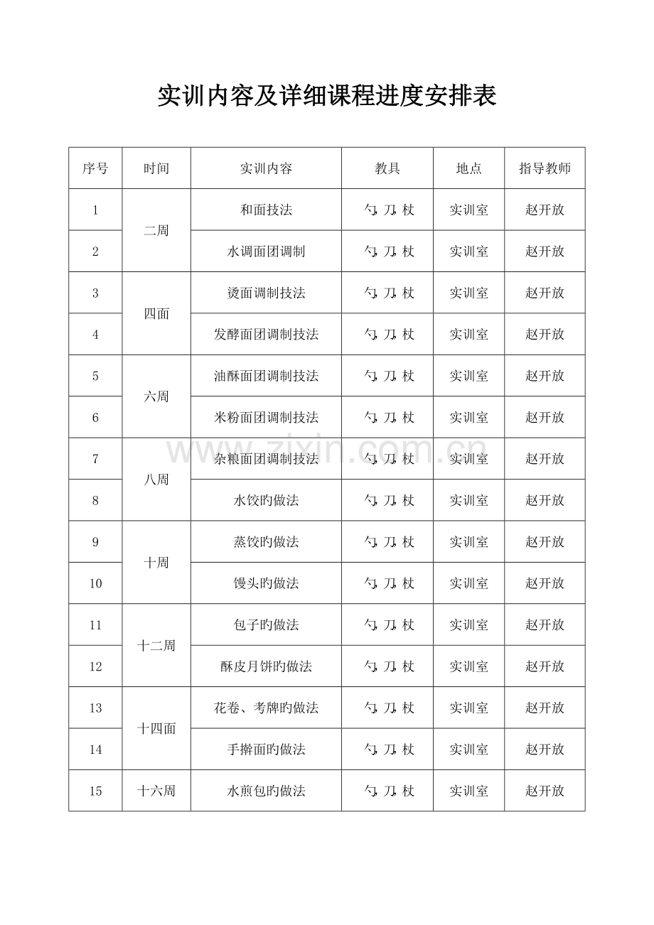 面点技术实训计划书.doc_第3页