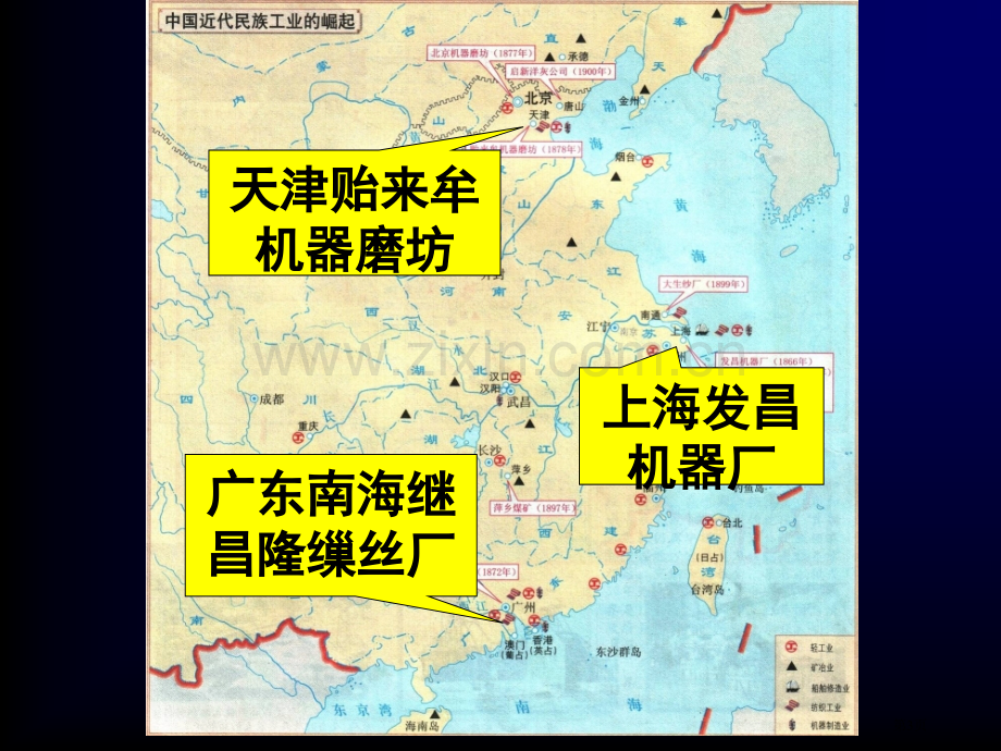 高中历史必修二2.11民国时期民族工业的曲折发展市公开课一等奖省优质课赛课一等奖课件.pptx_第3页