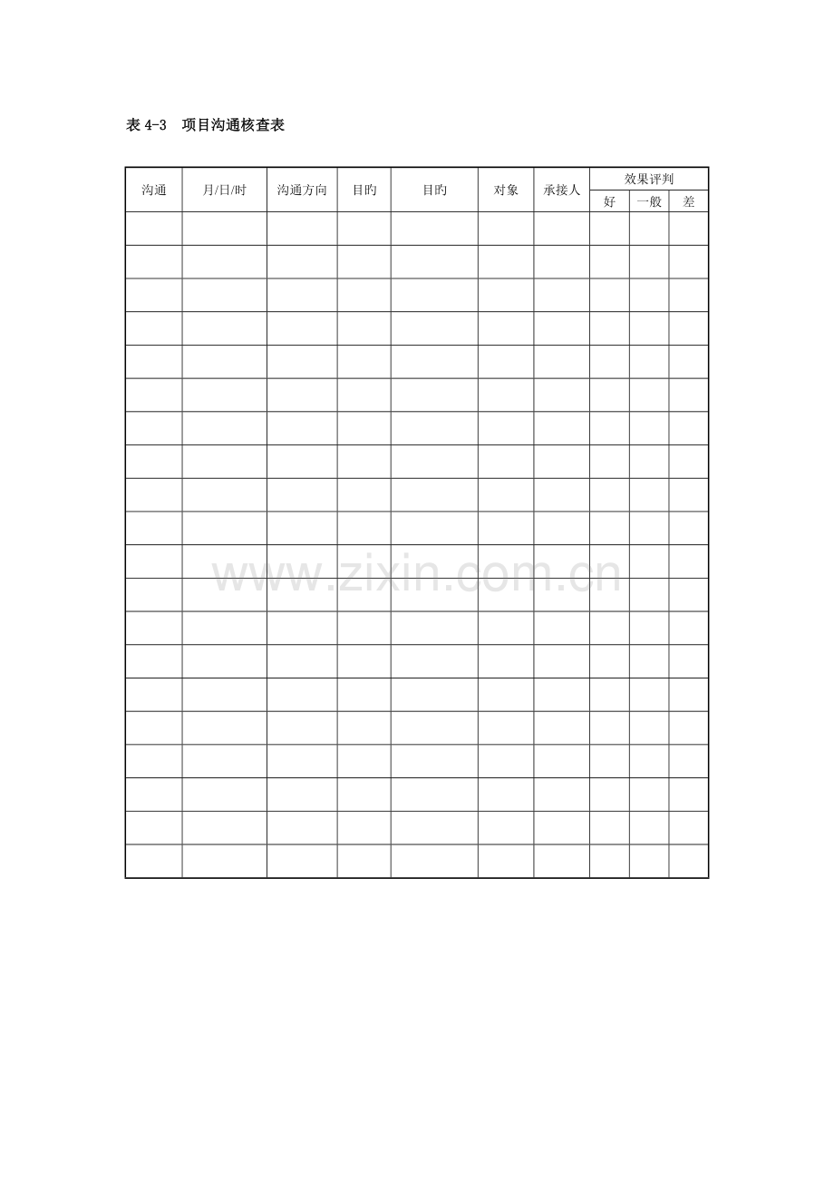 项目沟通管理表格.doc_第2页