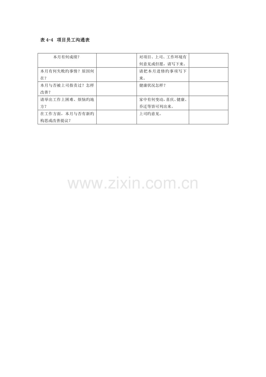 项目沟通管理表格.doc_第3页