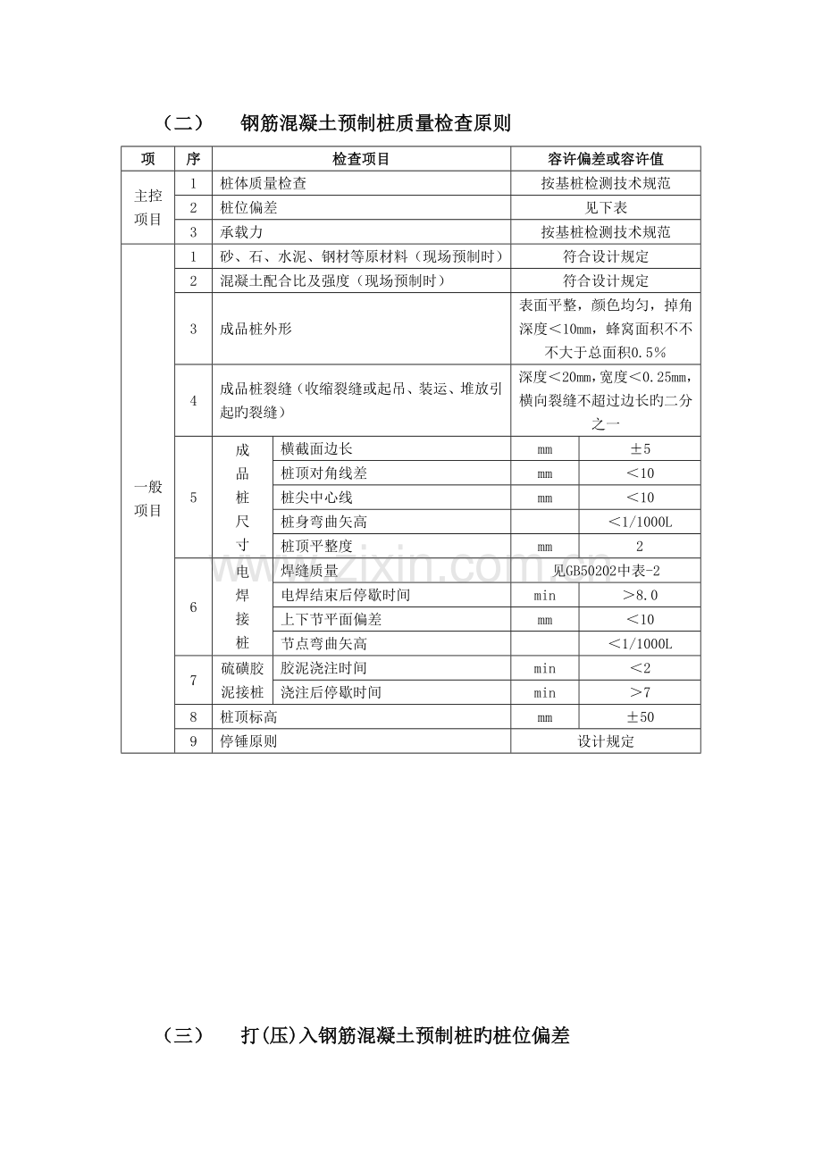 钢筋混凝土预制桩施工技术交底.docx_第3页