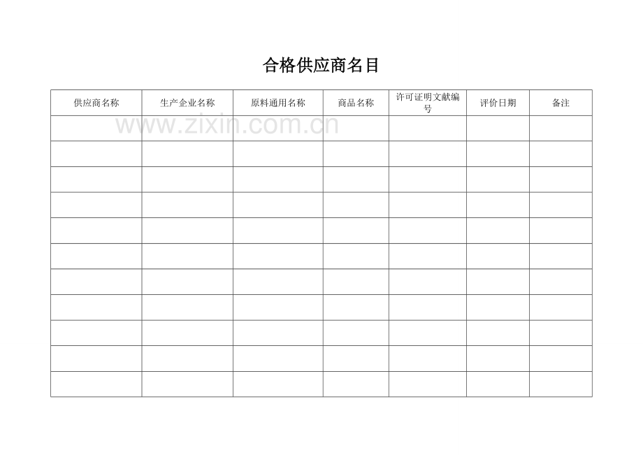 饲料质量安全管理规范记录表格示例.doc_第2页