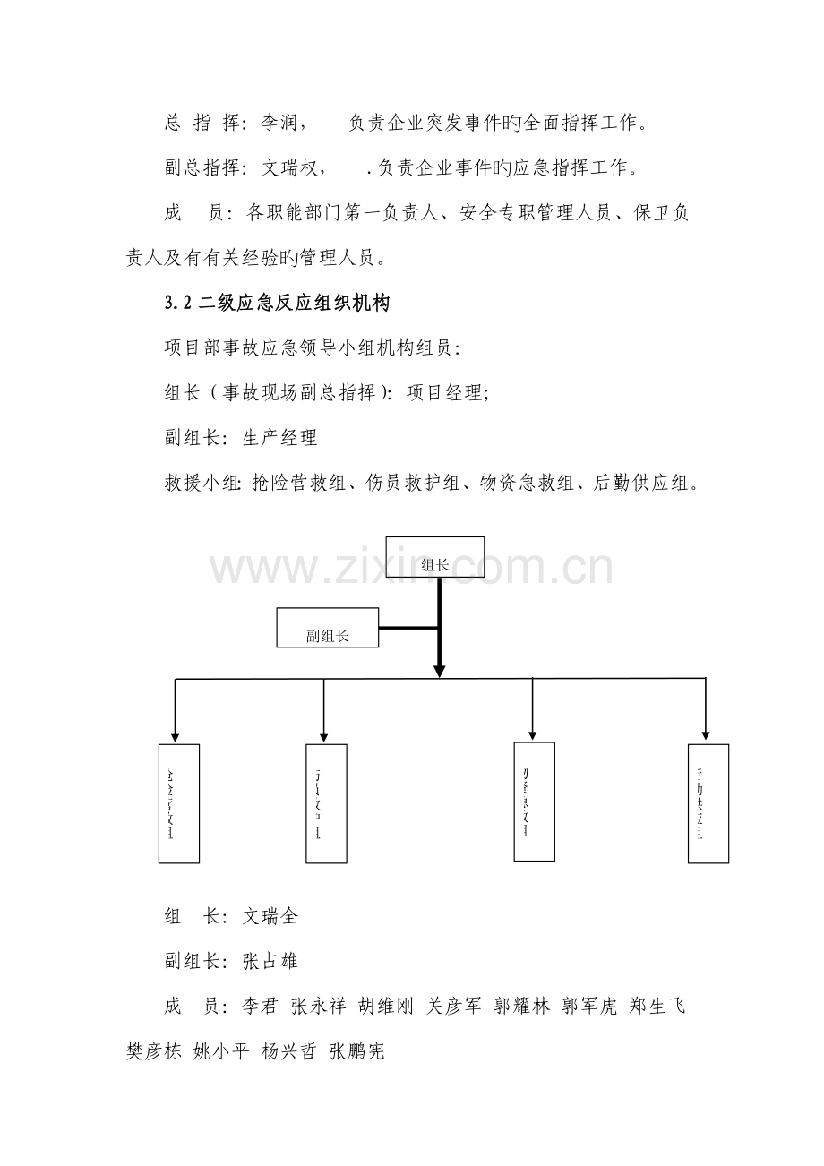 项目部生产安全事故应急救援预案.doc_第3页