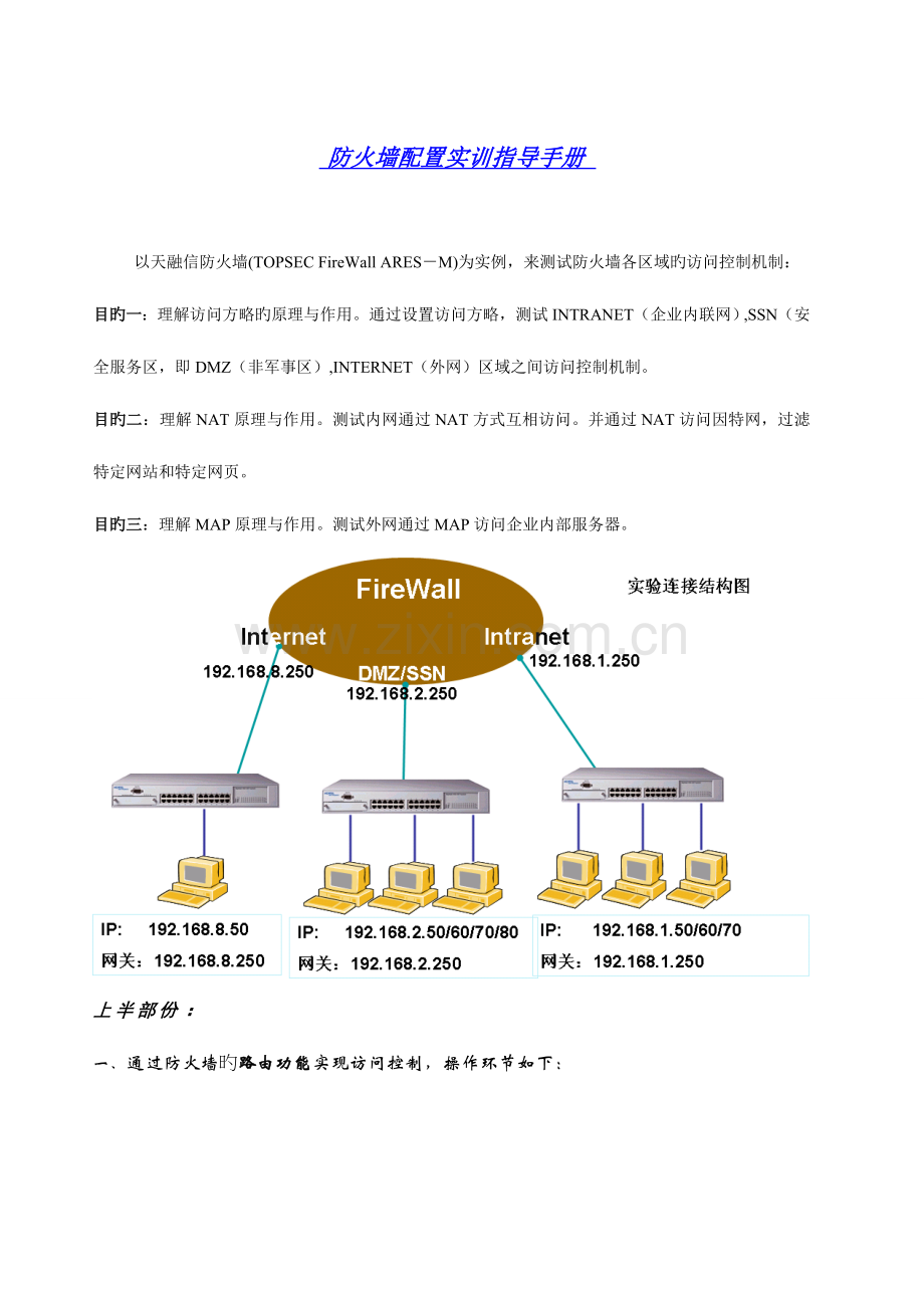 防火墙实训指导手册程丹.doc_第1页