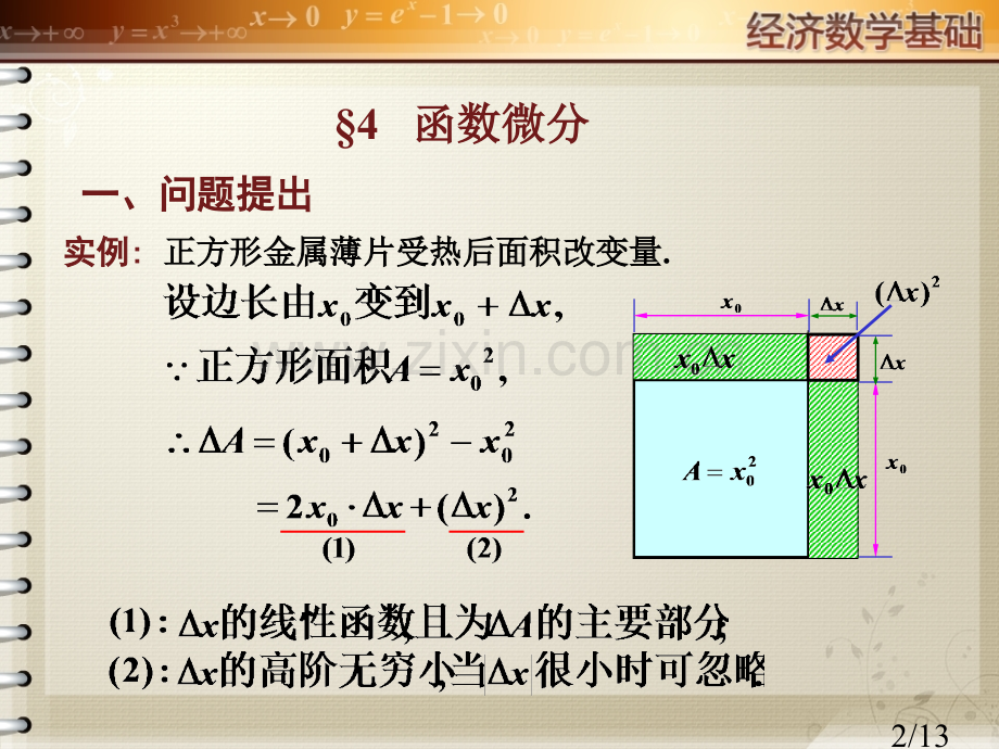 实例正方形金属薄片受热后面积的改变量市公开课获奖课件省名师优质课赛课一等奖课件.ppt_第2页