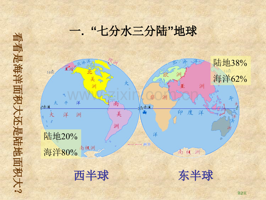 七年级上册地理第二章第一节海陆分布市公开课一等奖省优质课赛课一等奖课件.pptx_第2页