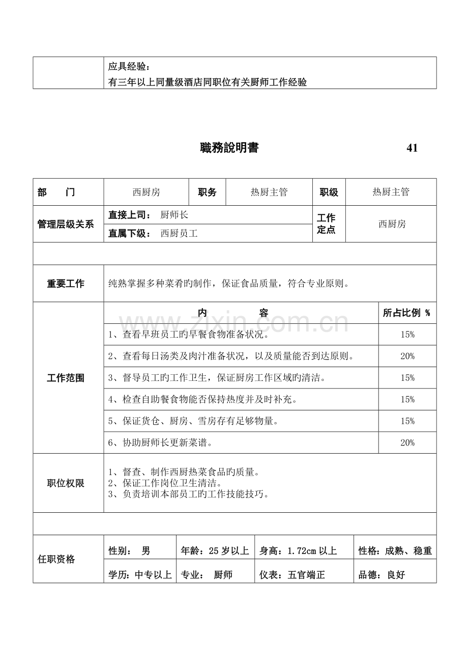 西厨职务说明书.doc_第3页